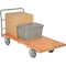 Global Industrial Platform Truck w/Hardwood Deck, 60 x 30, 1200 Lb. Capacity, 8 Pneumatic Casters 952504P - alternate 8